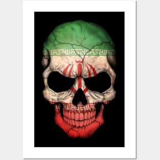 Iranian Flag Skull Posters and Art